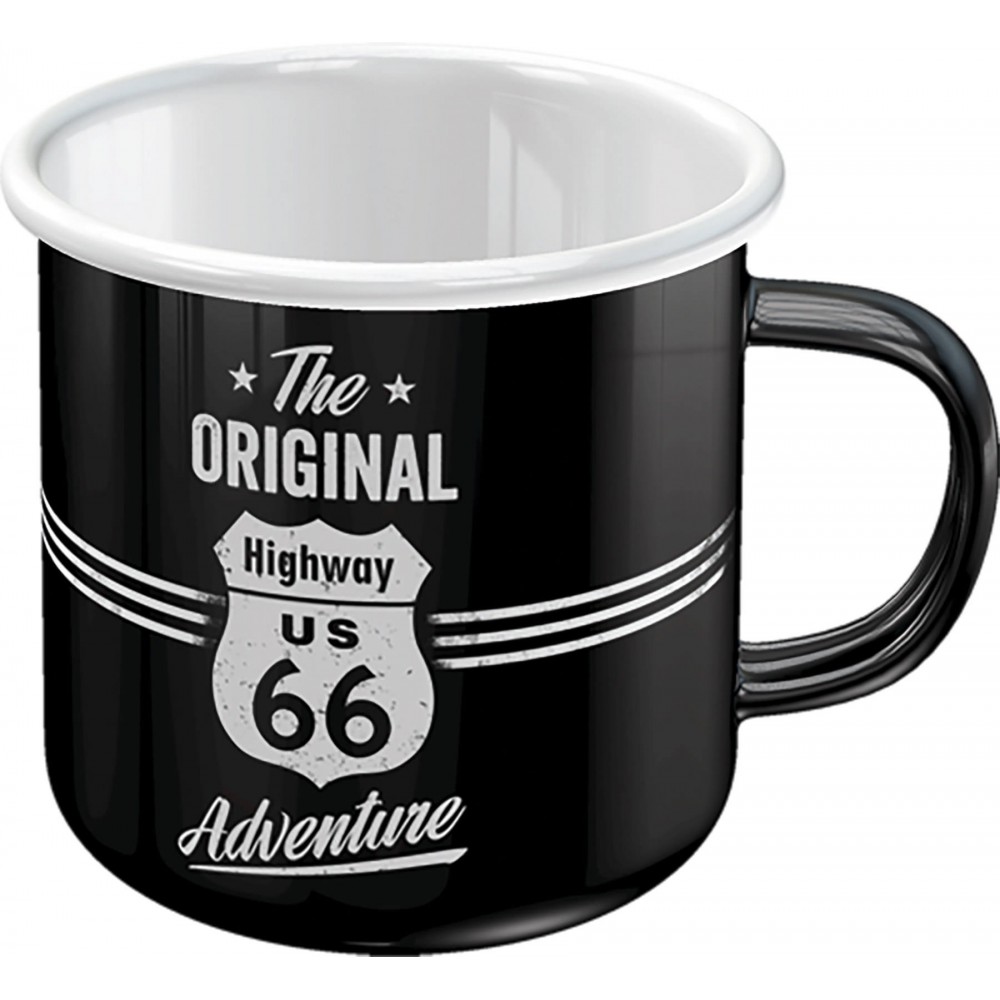 Puodelis ENAMEL ROUTE 66, 360 ml